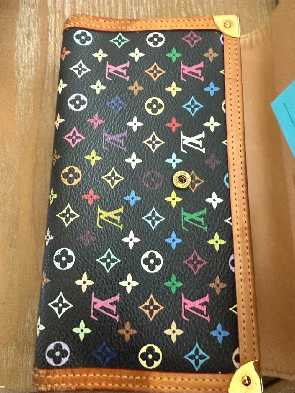 Louis Vuitton Black Murakami Wallet